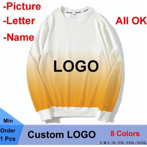 Candy Gradient Color Hoodies Men Custom Logo Car Name Funny Print Mens streetwear Hooded Jacket Hip Hop Harajuku Tracksuit