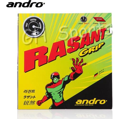 Andro RASANT GRIP Pimples In Table Tennis Rubber Pips-In Ping Pong Sponge Tenis De Mesa
