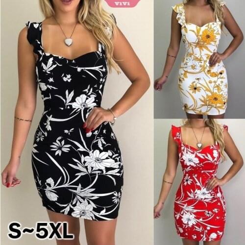 2021 New Summer Dress Ladies Suspenders Slim-fitting Tight Mini Dress Sleeveless Backless Elegant Sexy Club Bag Hip Party Dress