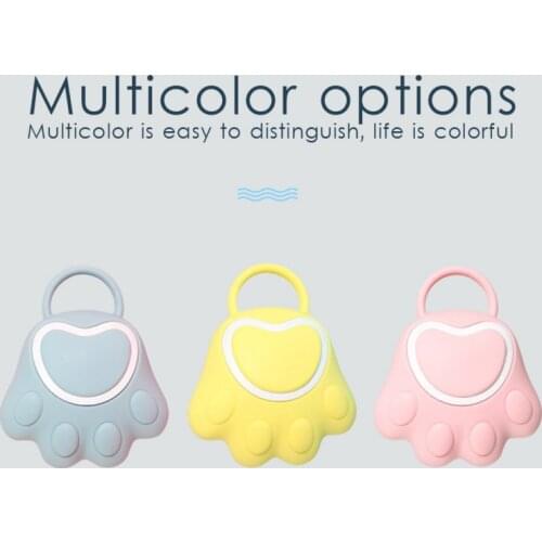 Cat Paw Shape Pet Shampoo Massager Brush Cat Dog Grooming Tool Silicone Shower Cleaning Brushes Pet Supplies