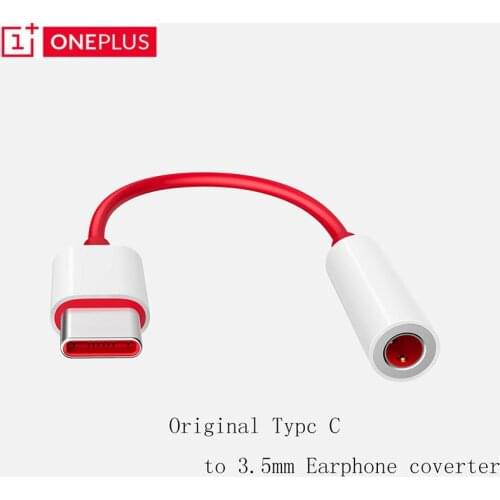Original USB Type C To 3.5mm Earphone Jack Adapter Aux Audio For one plus 7 usb-c music converter cable For oneplus 6T 7 Pro
