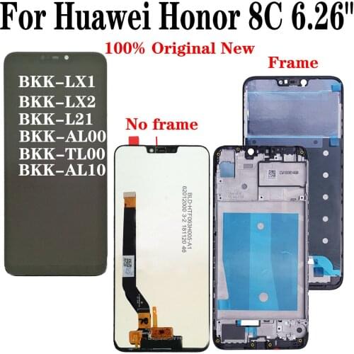 Original For Huawei Honor 8C BKK-LX2 BKK-LX1 BKK-L21 LCD Display Touch Screen