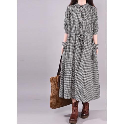 Autumn Maternity Dresses Pregnant Woman Clothes Dress for Pregnant Women Loose Casual Lattice Vestidos Embarazada Dresses BE50DR