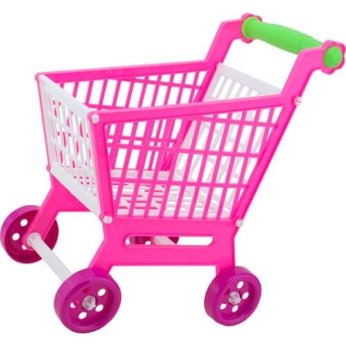 Shopping Grocery Cart – Toy Shopping Cart and Pretend Food Playset Accessories – Kids Toddlers Early Development Toy