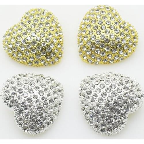 Simple Diamond Super Flash Button 5pcs Clothing Sewing Accessories Decoration Button DIY Handmade Festival Creative Manufacture