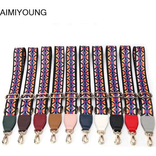 AIMIYOUNG Bag Strap Handbag Belt Wide Shoulder Bag Strap Replacement Strap Accessory Bags Part Adjustable Belt For Bag 130cm