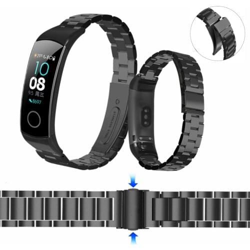 Replacement Bracelet For Honor Band 4 Strap Metal Wristband For Honor Band 5 Smart Band High Quality Watch Band For Honor 5 4
