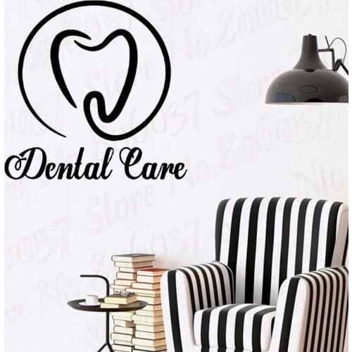 Dental Clinic,Quote Wall Decal,Dentist Smile, Dental Wall Stickers, Teeth clinic Removable, Tooth Decor Handmade WL1841