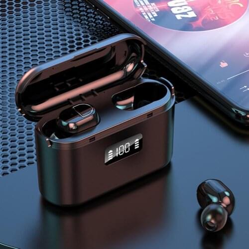 J21 TWS Bluetooth Earphone With Microphone LED Display Wireless Bluetooth Earbuds Earphones Waterproof Noise Cancelling Headsets