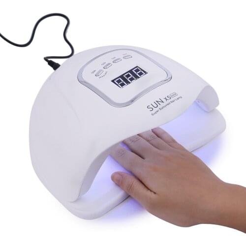 Nail Dryer Fast Drying Gel Light 45pcs LED UV Lamp for Nails Gel Polish with Bottom LCD Display Infrared Sensor Manicure Tools