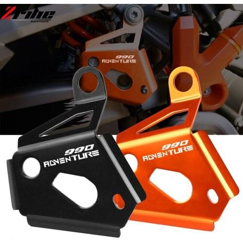 Motorcycle CNC Rear Brake Master Cylinder Guard Heel Guard Right For 990 ADVENTURE S SUPERMOTO/R SMT 2009-2013 2012 2011 2010