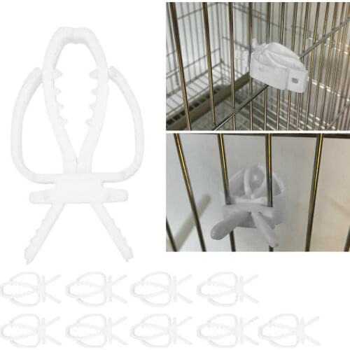 10Pcs Parrot Vegetable Fruit Clip Multifunction Fixing Clamp Bird Feeding Clip Bird Feeder Supplies Food Holder Cage Accessories