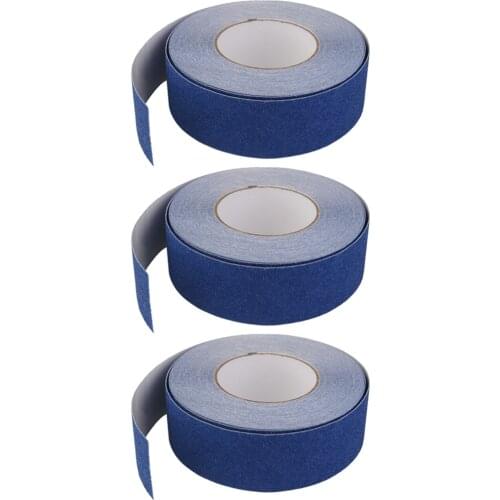 3x Anti-slip Grip Tape Safety Floor Steps Treads Stickers for Bathroom Blue
