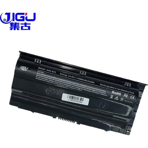 JIGU Laptop Battery 0B110-00070000 A42-G75 For Asus G75VM G75VW 3D Series G75VW Series G75VX G75YI361VW-BL G75YI363VX-BL