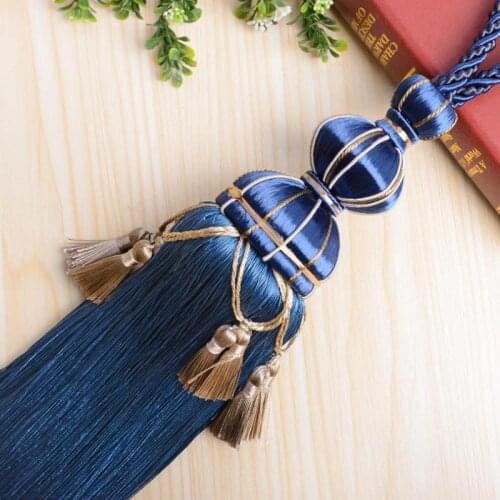 2pcs/lot Accessories For Curtains European Tassel Curtain Hangings Ball Decorative Tieback Brushes Decoration Ozdoby Firanki
