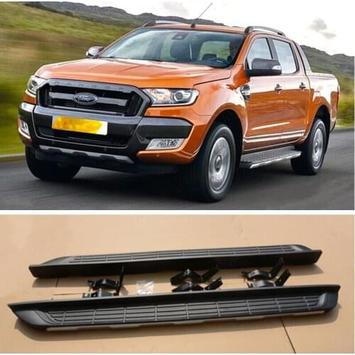 Running Boards Side Step Bar Pedals For Ford RANGER 2016 2017 2018 2019 2020 2021 High Quality Nerf Bars Auto Accessories