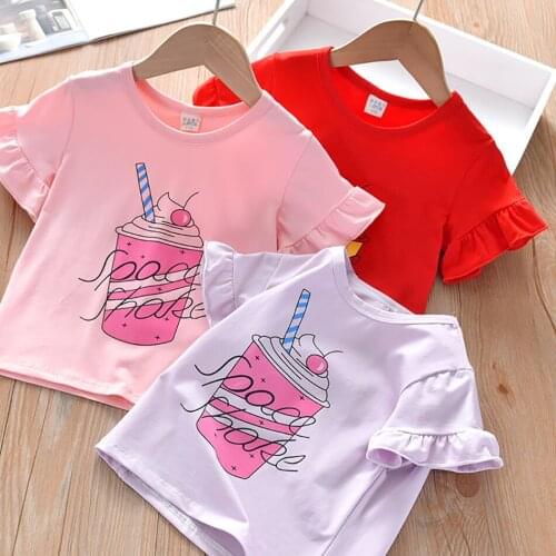 Kids T Shirt For Girls Boys Summer Baby Cotton Tops Toddler Tees Clothes Children Clothing T-shirts Short Sleeve