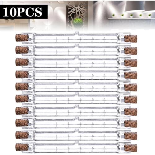 10Pcs/Set Halogen Bulbs 118mm Linear Double End Halogen Light Bulb R7S 220-240V 500W For Home Office Outdoor Lights