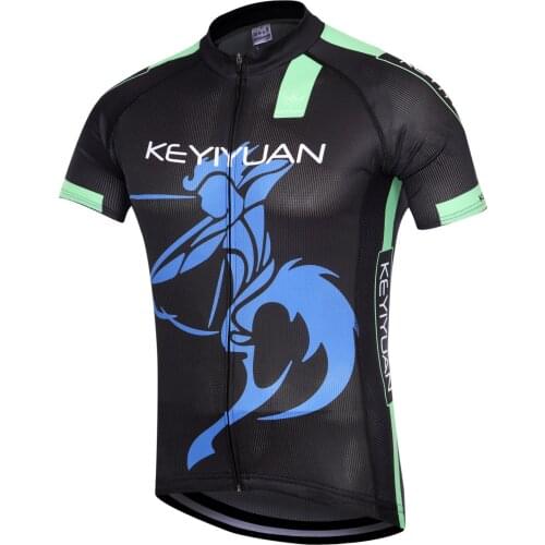 KEYIYUAN Cycling Jersey 2021 MTB Shirt Men Riding Bicycle Breathable Maillot Hombre Roupa Ciclismo Camisa Ciclista Masculino