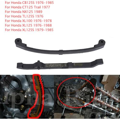 Motorcycle Cam Chain Tensioner & Guide Cover Protector Set for Honda XR185 1979 XL200 1983-1984 XR200 1980-1984