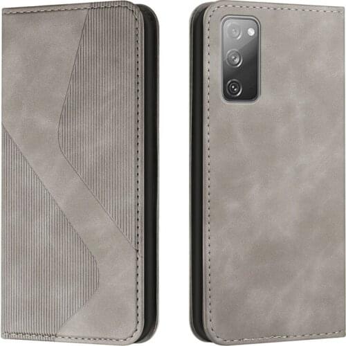 New Magnetic Leather Case na For Samsung Galaxy S20 FE S 20 Ultra S20FE Plus 5G Funda Skin Feel Wallet Cover S Pattern Coque