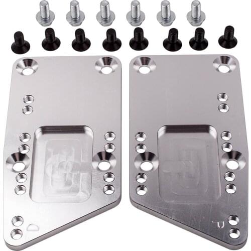 Adjustable Engine Mount Swap Adapter Plates For LS Enigine 4.8L 5.3L 6.0L 6.2L