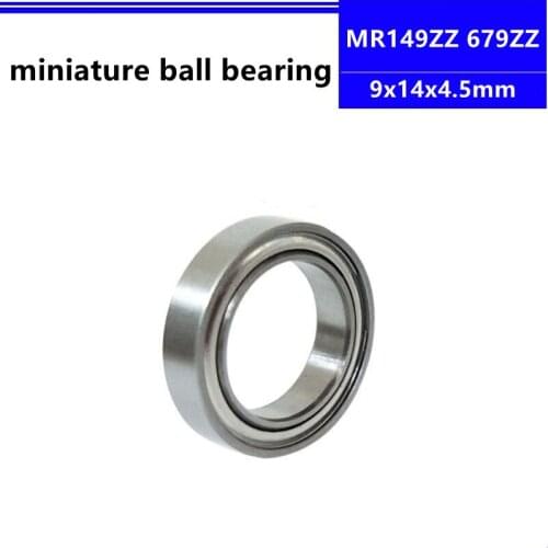 50/100/500pcs MR149ZZ 9*14*4.5 mm MR149 -2Z 9x14x4.5 mm MR149Z miniature deep groove ball bearing L-1490ZZ 679ZZ
