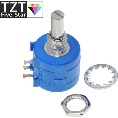 3590S Multiturn Potentiometer 500 1K 2K 5K 10K 20K 50K 100K ohm Potentiometer Adjustable Resistor 3590 102 202 502 103