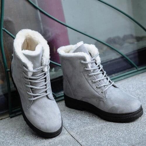2020 new Womens Snow Boots, Womens Snow Boots, New Winter Shoes for Women, Warm Cotton Shoes in Tube Ladies Boots
