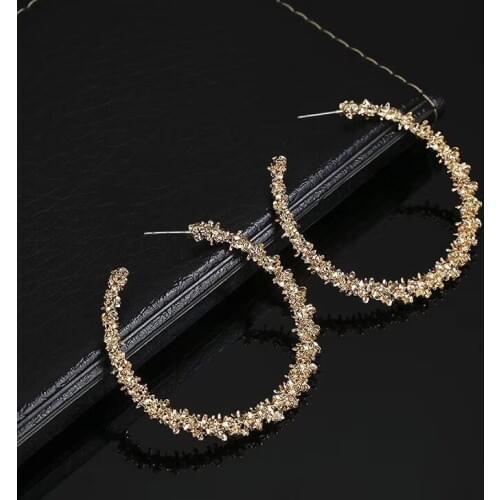 New Fashion Statement Earrings 2019 Big Geometric earrings For Women Hanging Dangle Earrings Drop Earing modern Jewelry