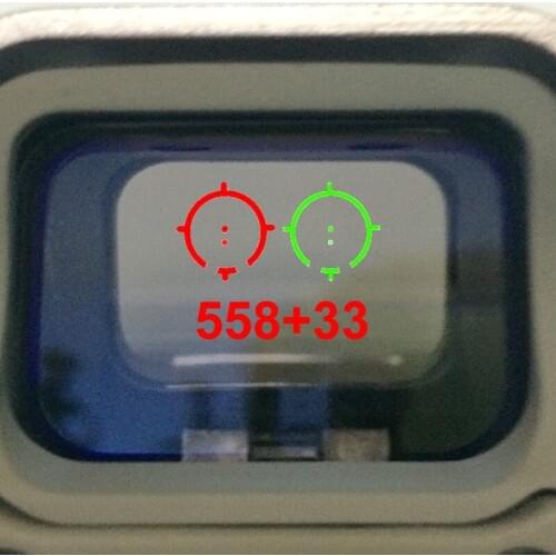 PPT 558+33 3x Magnifier Scope Sight holographic sight red dot green dot scope sight w/ STS Mount gs2-0113