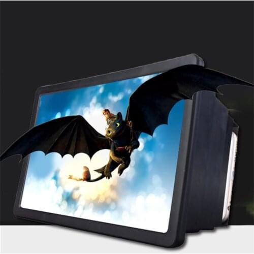 LS New Mobile Phone 3D Screen Video Magnifier Folding Enlarged Smartphone Movie Amplifying Projector Stand Bracket for Fones