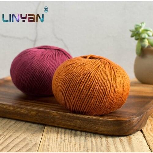 2 balls * 50g Australia merino wool Yarn For Knitting 4 strands Knitwear Hand High quality 160M Crocheting Scarf Hat thread ZL45