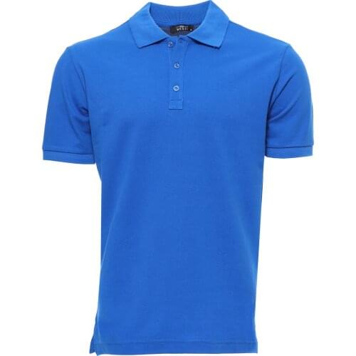 Blue Polo Collar T-shirt