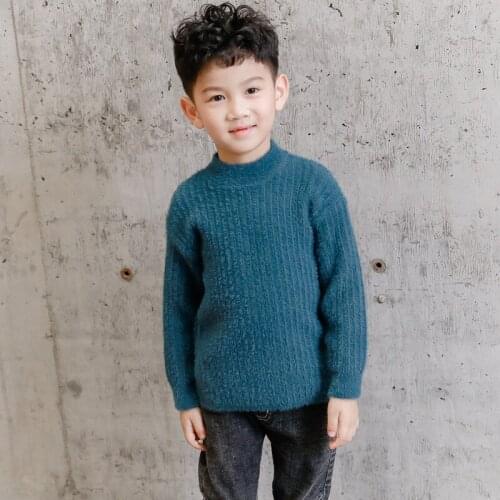 Boys Sweaters Baby Girl Winter Clothes Kids Turtleneck for Girls Tops Cotton Girl Jacket Toddler Girl Sweater Children Clothing