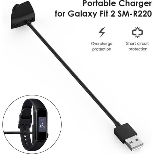 Smart Bracelet Charging Cable Accessories Outdoor Shopping Wearing for Samsung Galaxy Fit 2 SM-R220 Power Cord Cradle