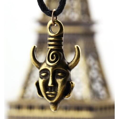 GENBOLI Vintage Necklace with Amulet Dean Pendant Supernatural Jensen Ackles Inspired Deans Winchester Protection Necklace