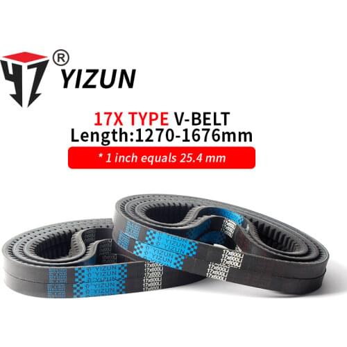 YIZUN BX/17X Type 17X1270~1676mm Hard Wire Rubber Drive Inner Ring Long Industrial Drive Agricultural Machinery Toothed V Belt