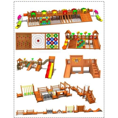 YLW TOYS kindergarten equipment toys Kids Wooden Outdoor Play Facilities