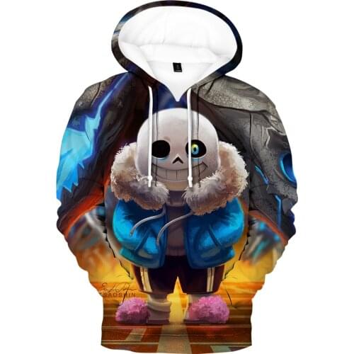 Wonderful Game Undertale 3D Print Men Women Hoodies Funny Anime Sweatshirts Spring Autumn Kids Hoodies Unisex Undertale Clothes