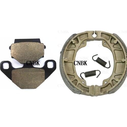 Brake Pads Shoe Drum Set for Brake Shoe Drum Set for DERBI DXR 200 (Front drum) 2005 (Quad) Front Rear Quad