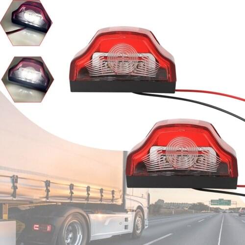 2pcs 12V LED Car Number License Plate Light Bulb For Trailers Trucks Van SUV VAN Caravan Trailer Exterior Lamps Waterproof