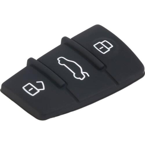 3 Button Replacement Pad Rubber Remote Key Fob For A3 A4 A5 A6 A8 Q5 Q7 TT S LINE RS