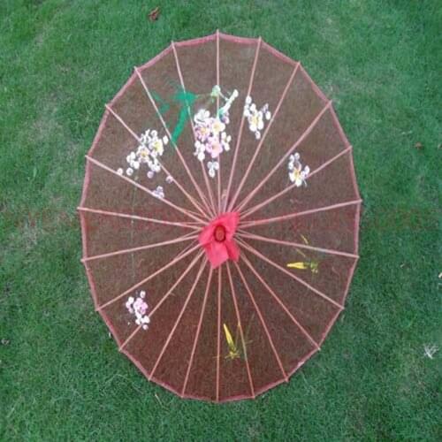 50 pieces/lot) New wedding parasols Chinese long-straight transparent sun umbrellas 6 colors available