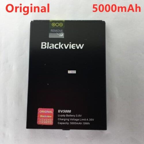 100% NEW Original 5000mAh BV5000 BV4000 BV4000pro Battery For Blackview BV5000 BV4000 BV4000pro Mobile Phone