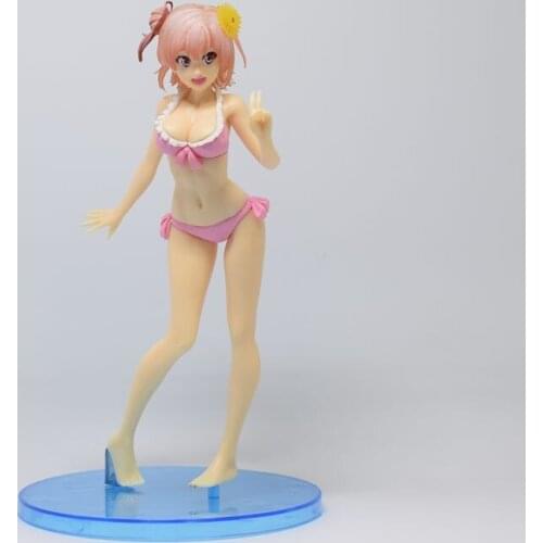 Anime My Romantic Comedy Snafu Yui Yuigahama Swimsuit PVC Action Figure Model Collectible Toy Doll