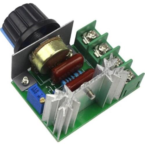AC 220V 2000W SCR Dimming Dimmers Motor Speed Controller Thermostat Electronic Voltage Regulator Module