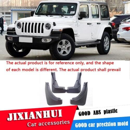 For Jeep wrangler 2018-2020 wrangler Mudflaps Splash Guards Front rear Mud Flap Mudguards Fender Modified special