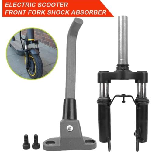 2 PCS For Ninebot Max G30 Front Shock Absorber Electric Scooter Front Fork Suspension Kit with Heighten Foot Support