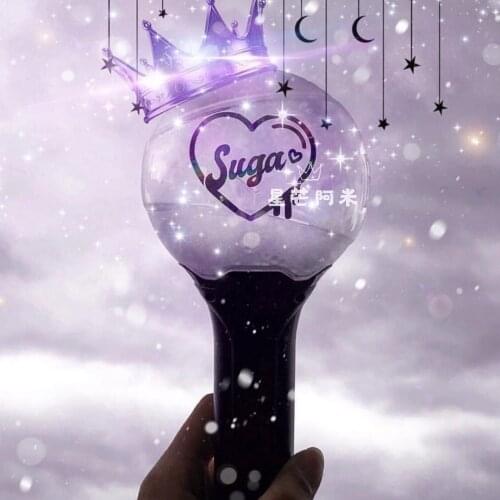 1pcs Kpop bangtan boys flash stickers for lightstick decorative light stick Map of the soul ver3 Special new bangtan k-pop